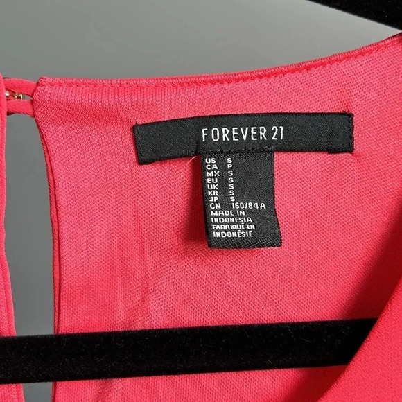 Forever 21 Coral Pink Dress | Coral Pink Dress | Wedding Guest | Spring | Summer - Picture 5 of 8